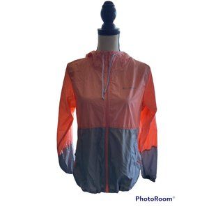 Columbia Women's Flash Forward windbreaker jacket KL3010 Hood Sz small